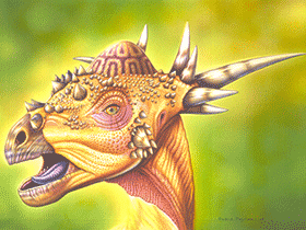 Pachycephalosaurus / © Fabio Pastori. Verwendet mit freundlicher Genehmigung des Autors.