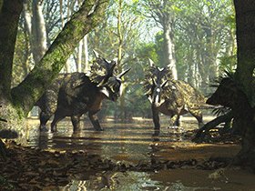 Xenoceratops / © James Kuether. Verwendet mit freundlicher Genehmigung des Autors.